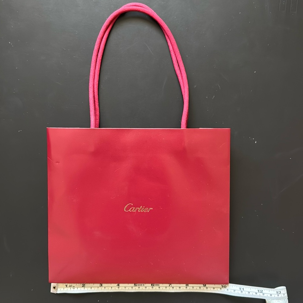 Cartier Red Gift Bag